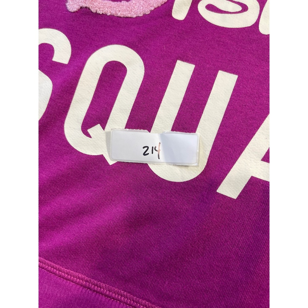Disney Girls Disney Squad Pullover Sweatshirt M 8-10 Magenta Graphic Fleece - Picture 7 of 7
